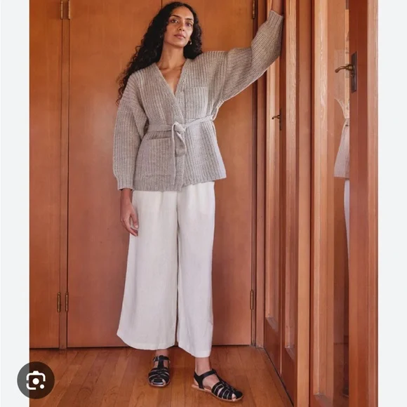 First Rite Jude Cardigan in Undyed Fog Size Small - Picture 5 of 14